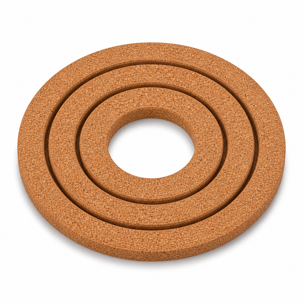 Pot Holder-11 concentric cork ring pot holder