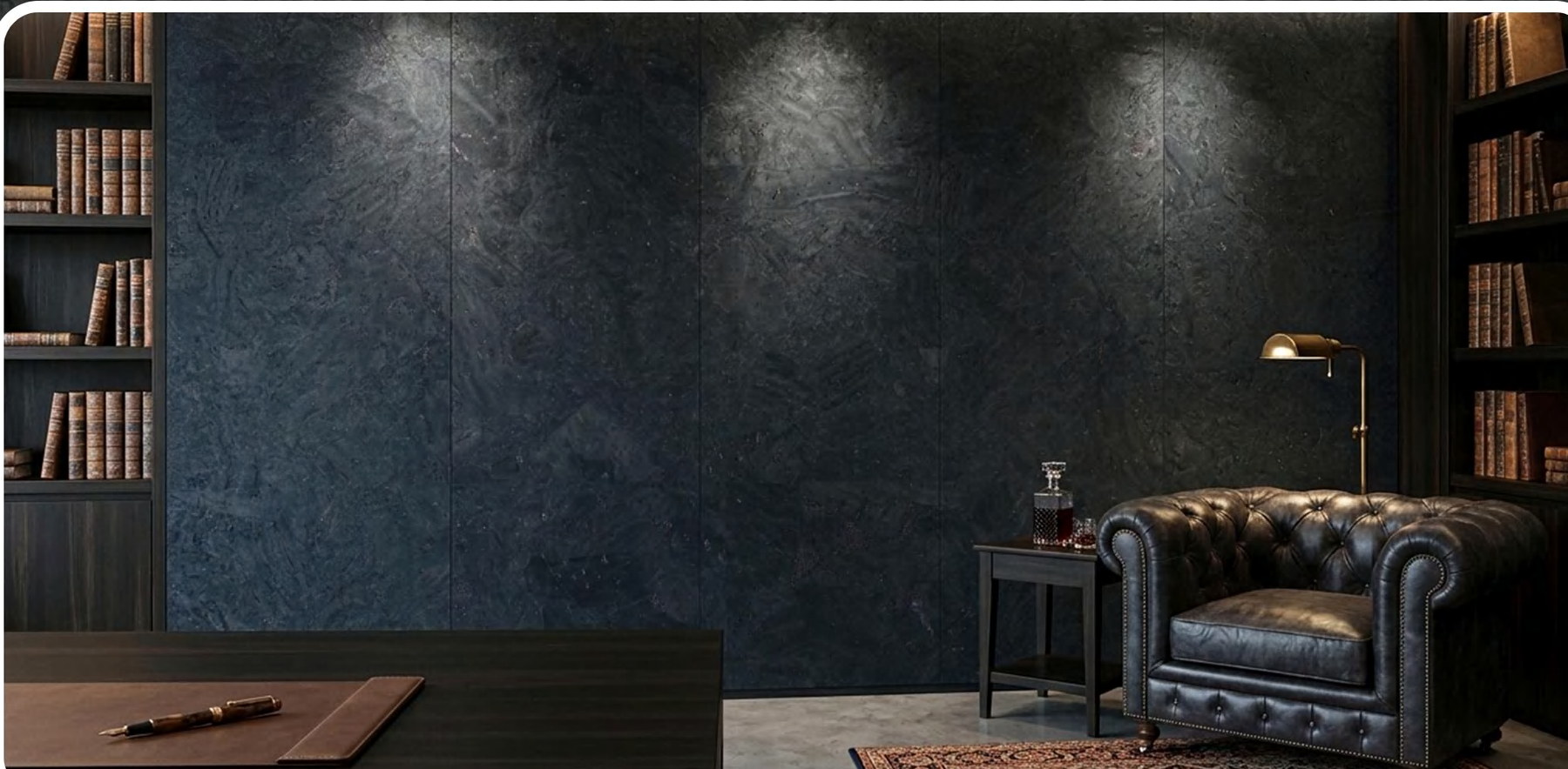 K25-ZR213-S037 flat cork wall panel shown in an interior application