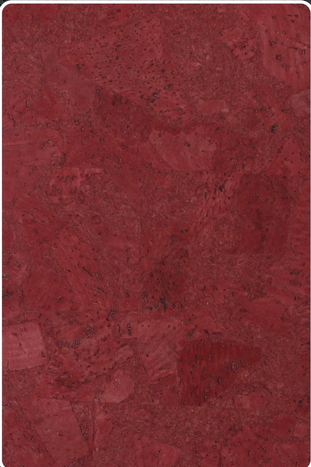 Close-up texture of flat cork wall panel K25-ZR213-S039