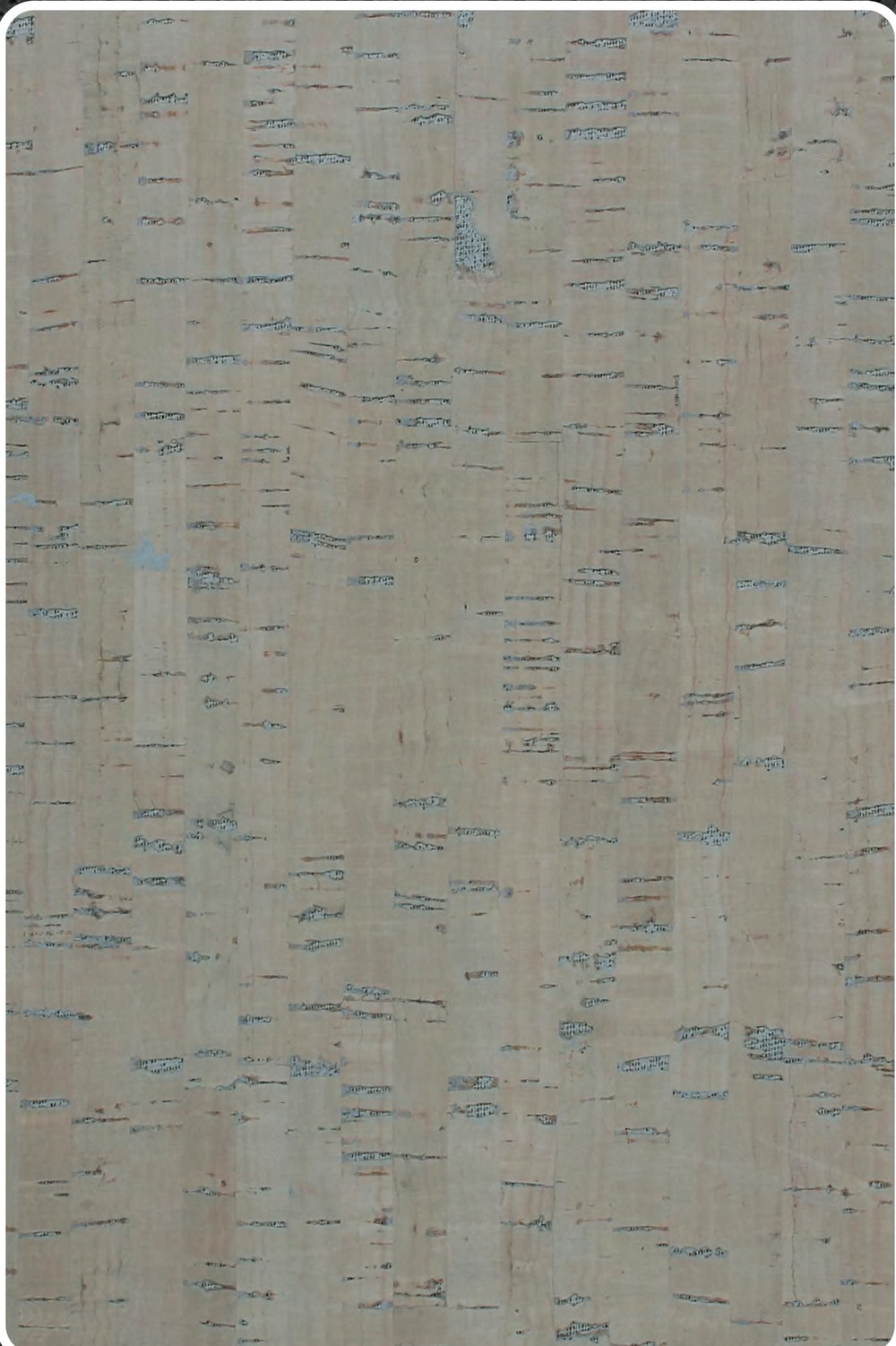 Close-up texture of flat cork wall panel ZR113-S30